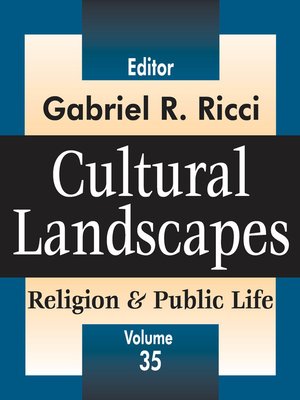 cover image of Cultural Landscapes